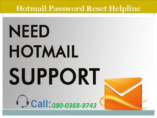 Hotmail Password Reset Helpline