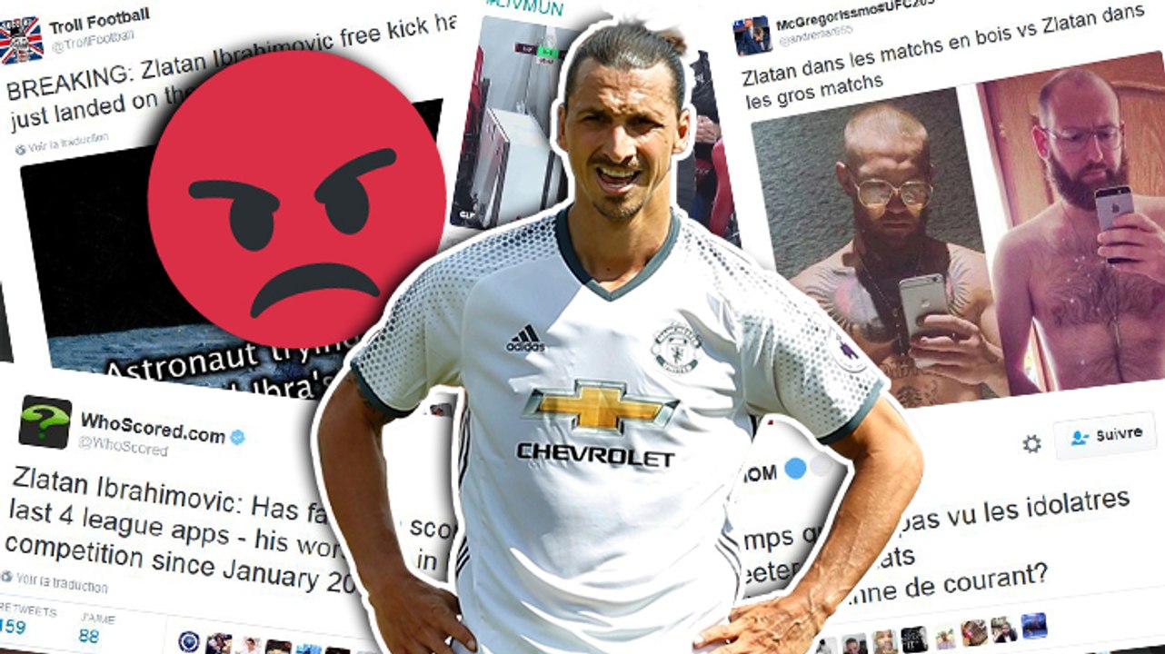 MU : Zlatan Ibrahimovic fracassé sur Twitter !