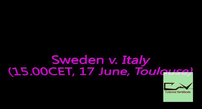 Zlatan Ibrahimović v. Gianluigi Buffon: Sweden v. Italy (15.00CET, 17 June, Toulouse)