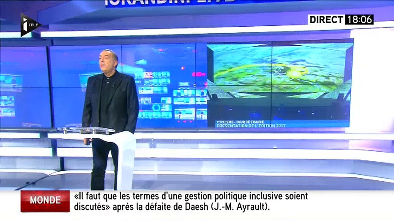 La page de publicité pendant "Morandini Live" sur iTELE
