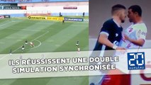 La double simulation simultanée, nouvelle trouvaille du foot brésilien