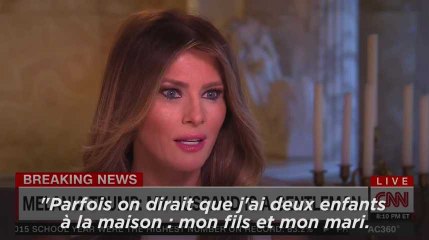 Donald Trump est un "enfant". Et c’est sa femme qui le dit