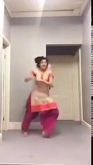 Punjabi Bhangra Dance Of Indian Girl On Punjabi Song