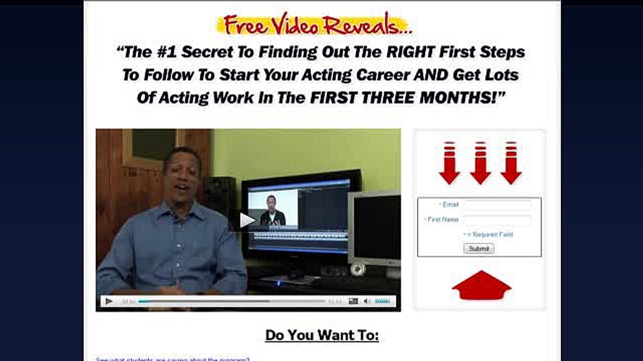Acting Career Quick Start Without Wasting Time!