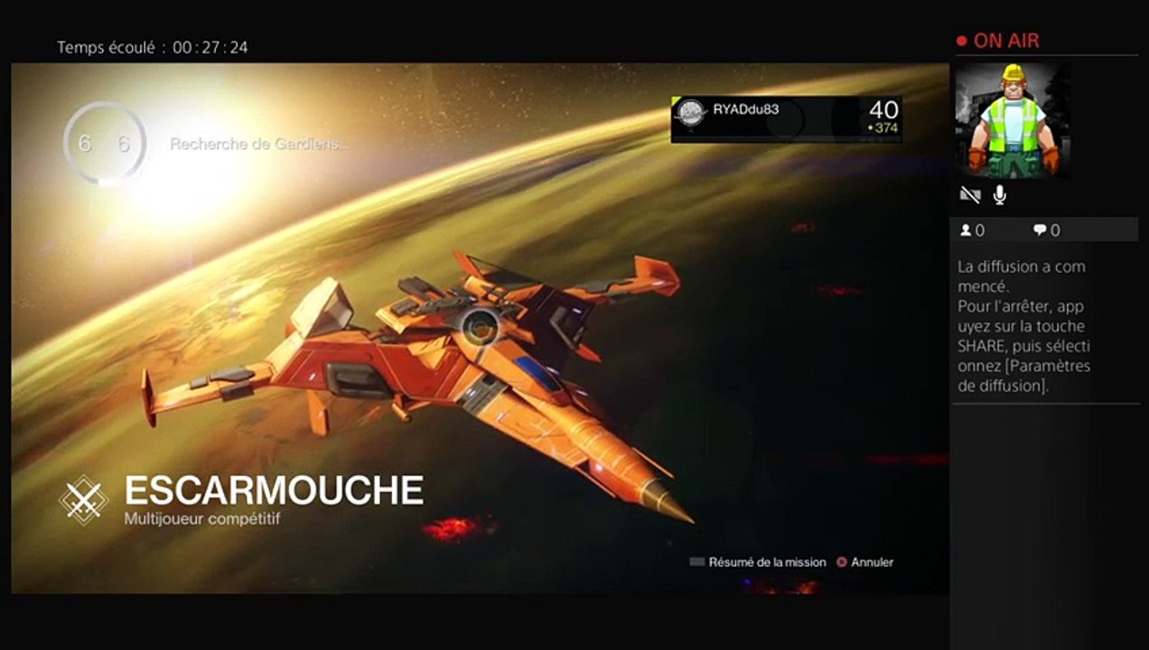 Diffusion PS4 en direct de RYADdu83