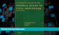 Big Deals  Student s Guide to the Federal Rules of Civil Procedure  Full Read Most Wanted