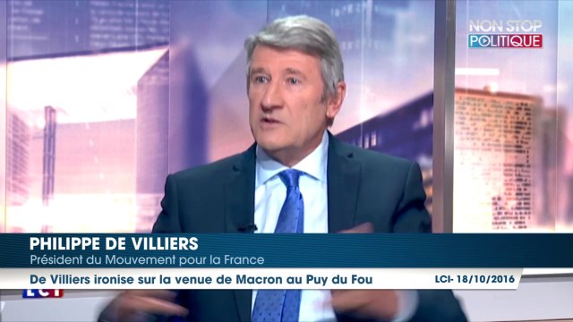 Philippe de Villiers: Emmanuel Macron n’est plus socialiste car il y a eu un miracle dû à Jeanne d’Arc