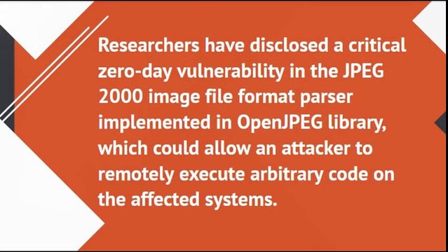 Beware! You Can Get Hacked Just by Opening a 'JPEG 2000' Image | CR Risk Advisory