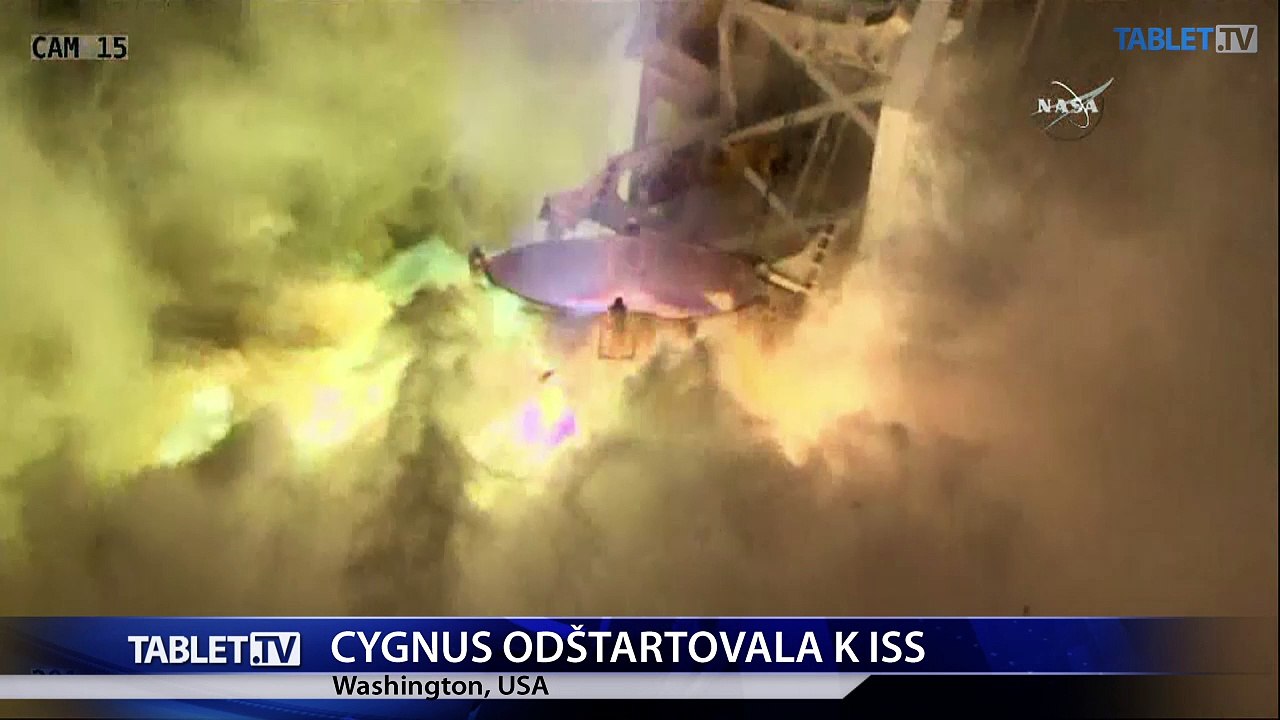 K ISS odštartovala nákladná kozmická loď Cygnus