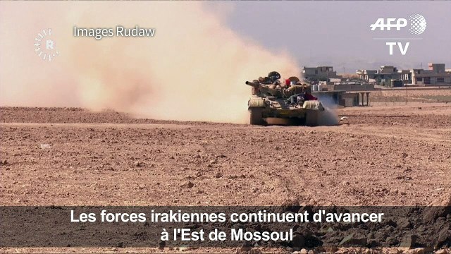 Les forces irakiennes avancent au sud de Mossoul