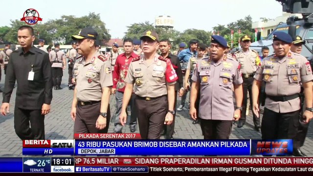 Polri Sebar 43 Ribu Pasukan Amankan Pilkada Serentak