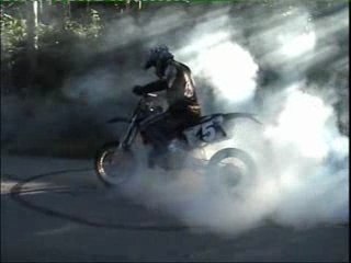 burn en honda 250 cr
