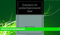 EBOOK ONLINE  Careers in entertainment law (Career series / American Bar Association)  FREE BOOOK