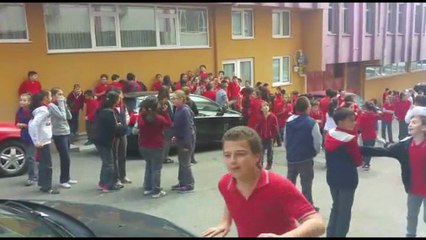 KDZ. EREĞLİ'DE ORTAOKUL ÖĞRENCİLERİ EYLEM YAPTI