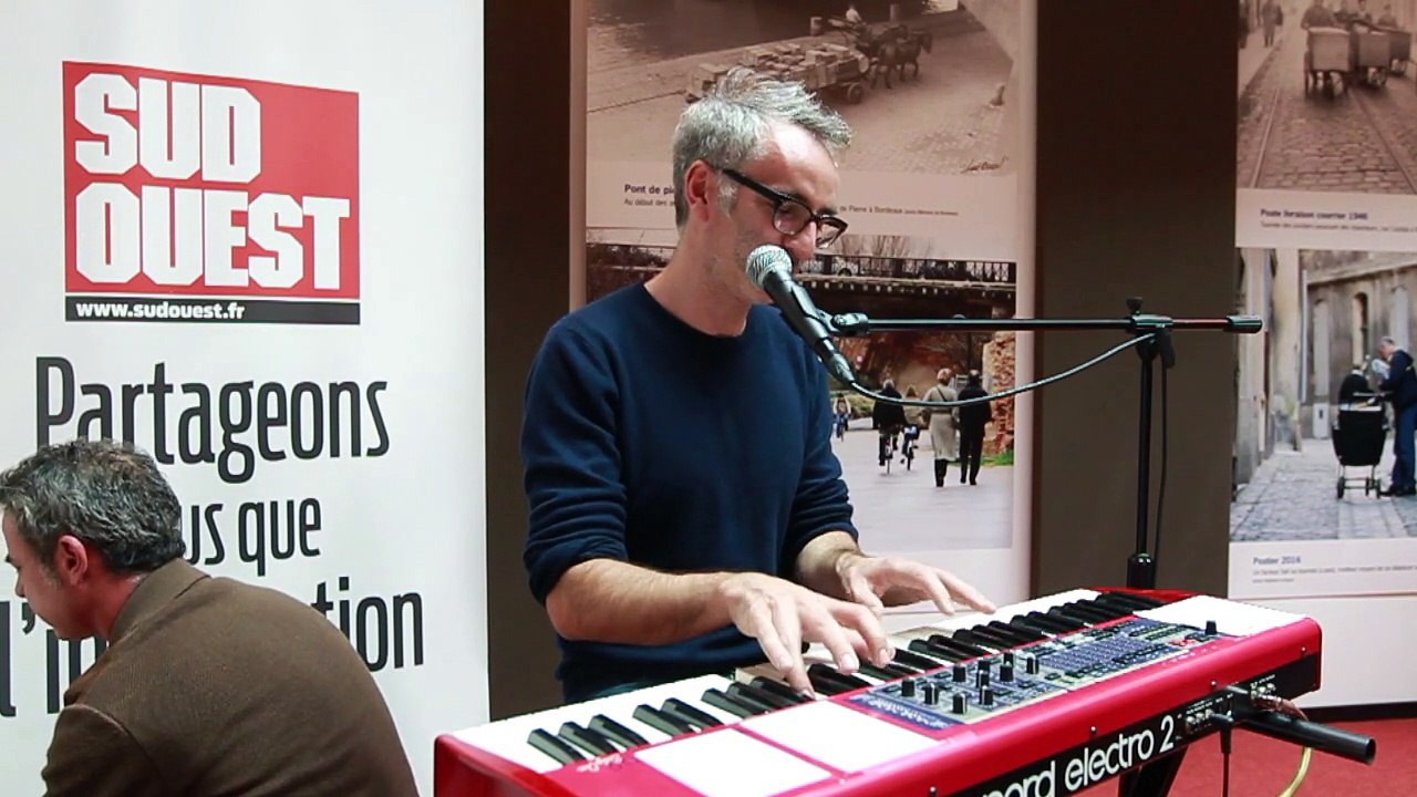 Vincent Delerm - Les Piqûres d'Araignée - concert au journal Sud Ouest - Le 18/10/2016 - (3/3)