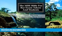 Full [PDF]  The MBE Bible For Bar Exam Takers And Students: Multi-State bible for bar