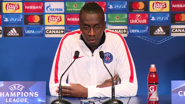 C1 Paris SG - F.C Bâle: conférence de presse de Blaise Matuidi