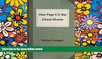 READ FULL  One Page CA Bar Cheat Sheets - CON LAW  READ Ebook Full Ebook