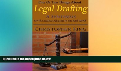 Must Have  One Or Two Things About Legal Drafting: A Synthesis  Premium PDF Full Ebook