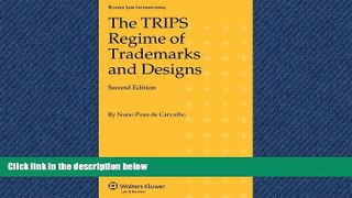 FREE PDF  TRIPS Regime of Trademarks Designs 2e Revised  FREE BOOOK ONLINE