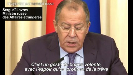 Moscou suspend les raids aériens à Alep