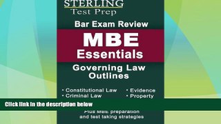 Must Have PDF  Sterling Bar Exam Review MBE Essentials: Governing Law Outlines (Sterling Test