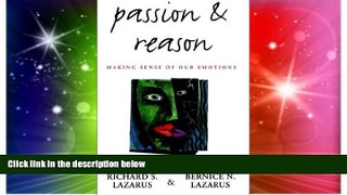 Must Have  Passion and Reason: Making Sense of Our Emotions  Premium PDF Full Ebook