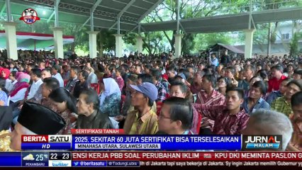 Jokowi Bagikan 1.800 Sertifikat Tanah Gratis