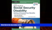 Books to Read  Nolo s Guide to Social Security Disability: Getting   Keeping Your Benefits  Full
