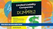 Big Deals  Limited Liability Companies For Dummies  Best Seller Books Best Seller