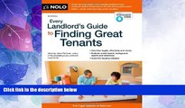 Big Deals  Every Landlord s Guide to Finding Great Tenants  Full Read Most Wanted