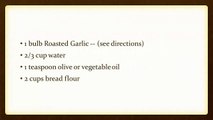 Roasted Garlic Bread 1 Pound Recipe | EASY WAY TO MAKE RECIPES | FOOD AND RECIPES