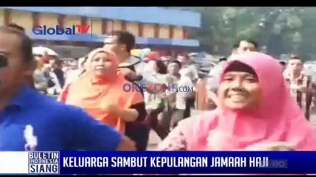 Keluarga Sambut Kedatangan Jamaah Haji Banyumas