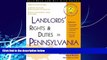 Big Deals  Landlords  Rights   Duties in Pennsylvania: With Forms (Self-Help Law Kit with Forms)
