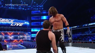 Dean Ambrose vs. AJ Styles - WWE World Championship Match: SmackDown LIVE, Sept. 27, 2016