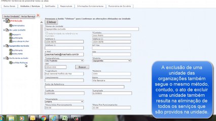 SISORG_Exclusão de Organizações