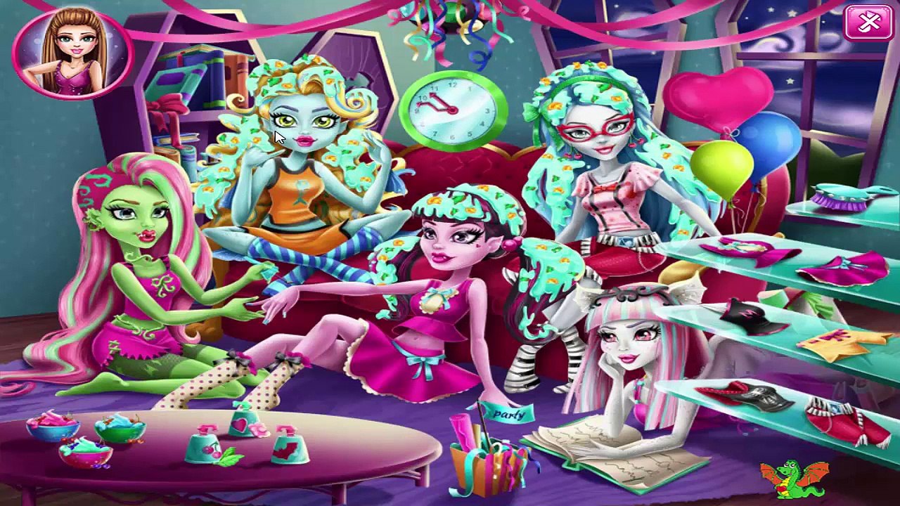 Monster Pyjama Party Game  - Video Games For Girls