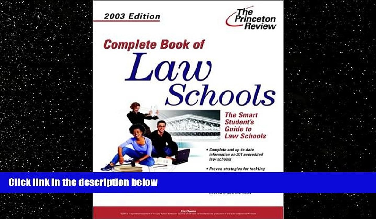 Free [PDF] Downlaod  Complete Book of Law Schools, 2003 Edition (Graduate School Admissions Gui)