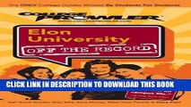 [BOOK] PDF Elon University: Off the Record - College Prowler New BEST SELLER