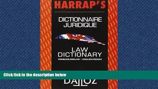 FREE PDF  Dictionnaire juridique franÃ§ais-anglais / anglais-franÃ§ais : Law Dictionary