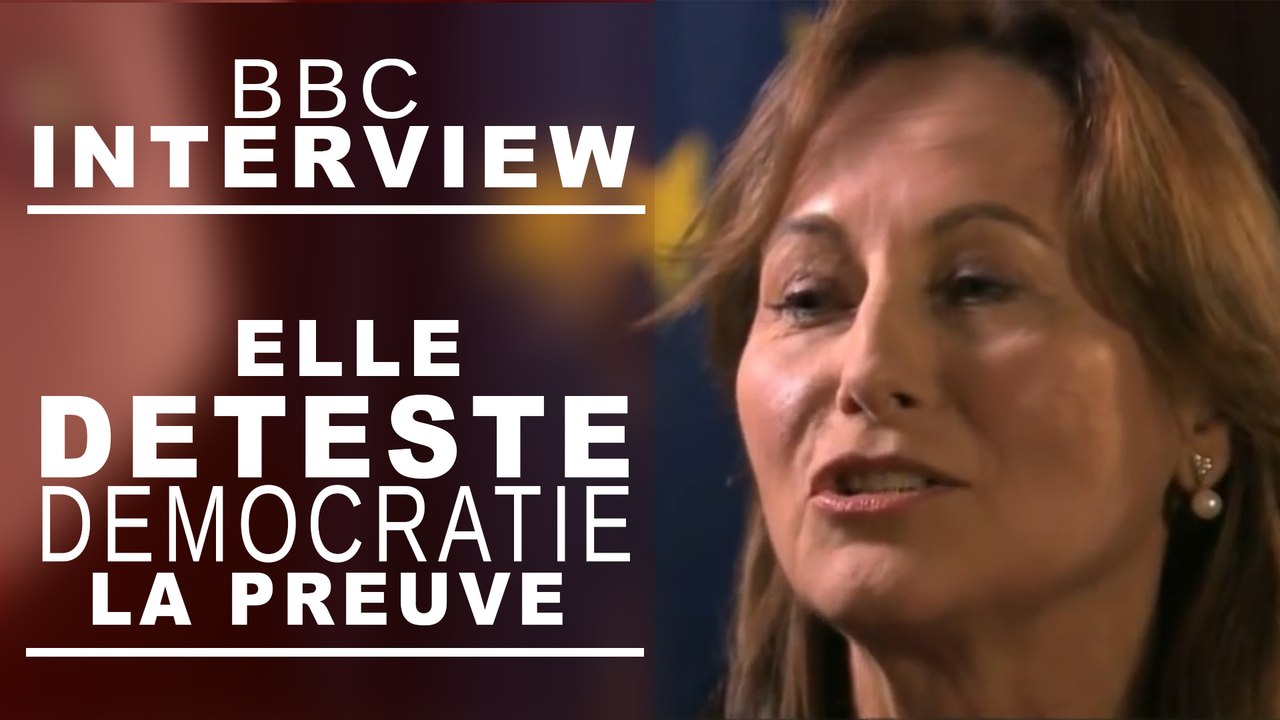 Segolene déteste le peuple en voici la preuve irréfutable dans son interview a la BBC