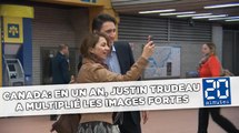 Canada: En un an, Justin Trudeau a multiplié les images fortes