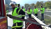 Alpes-de-Hautes-Provence : Un exercice de sécurité civile s'est déroulé au tunnel de la Baume à Sisteron