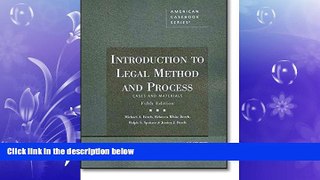 Free [PDF] Downlaod  Introduction to Legal Method and Process (American Casebook Series)  FREE