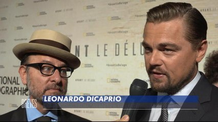 Tải video: Avant-premiere avec Leonardo Dicaprio pour Avant le deluge, pour résoudre la + grande crise de l'Humanuité - Le journal du cinéma