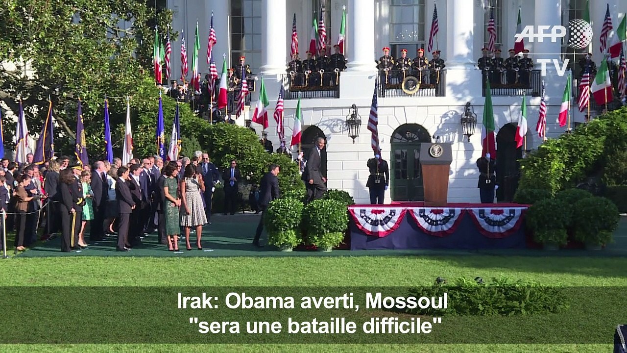 Mossoul "sera une bataille difficile" averti Obama