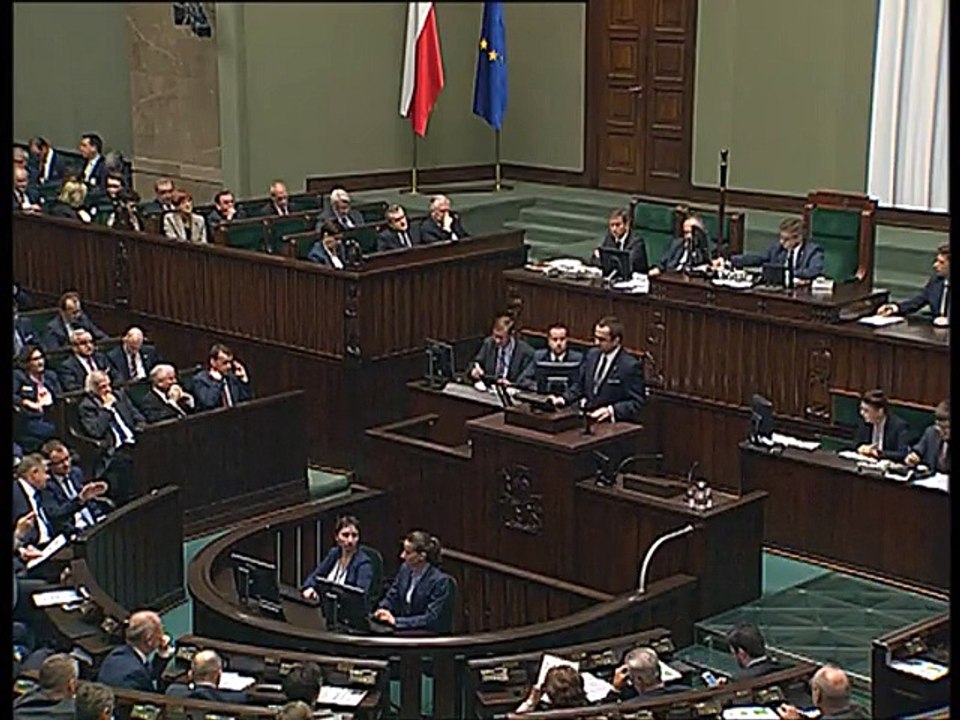 Poseł Marcin Horała - Wystąpienie z dnia 06 pa�dziernika 2016 roku.