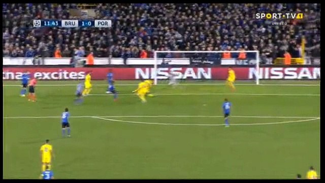 Jelle Vossen Goal - Club Brugge KV	1-0	FC Porto 18.10.2016
