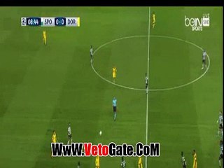 "اوباميانغ"يتقدم بالهدف الاول لـ دورتموند فى سبورتنج لشبونة