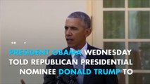 Obama to Trump: 'Stop whining' about rigged presidential election